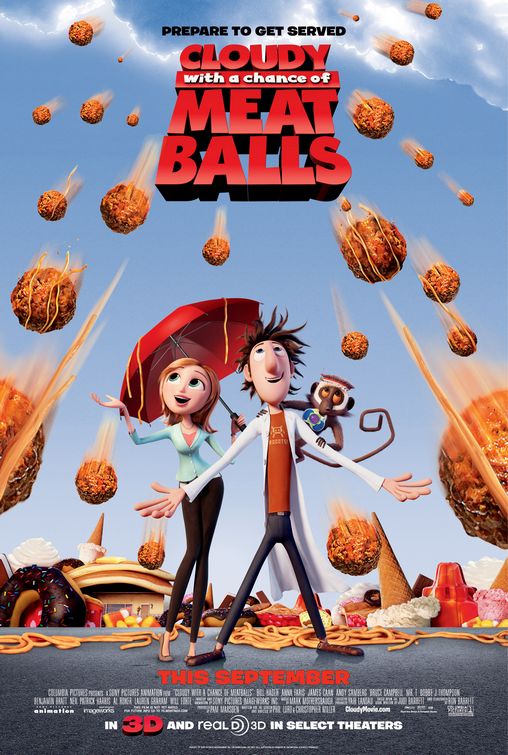 Movie Review – “CLOUDY WITH A CHANCE OF MEATBALLS” «